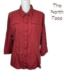 The North Face Button Down Striped GorpCore Shirt NWOT Size XL